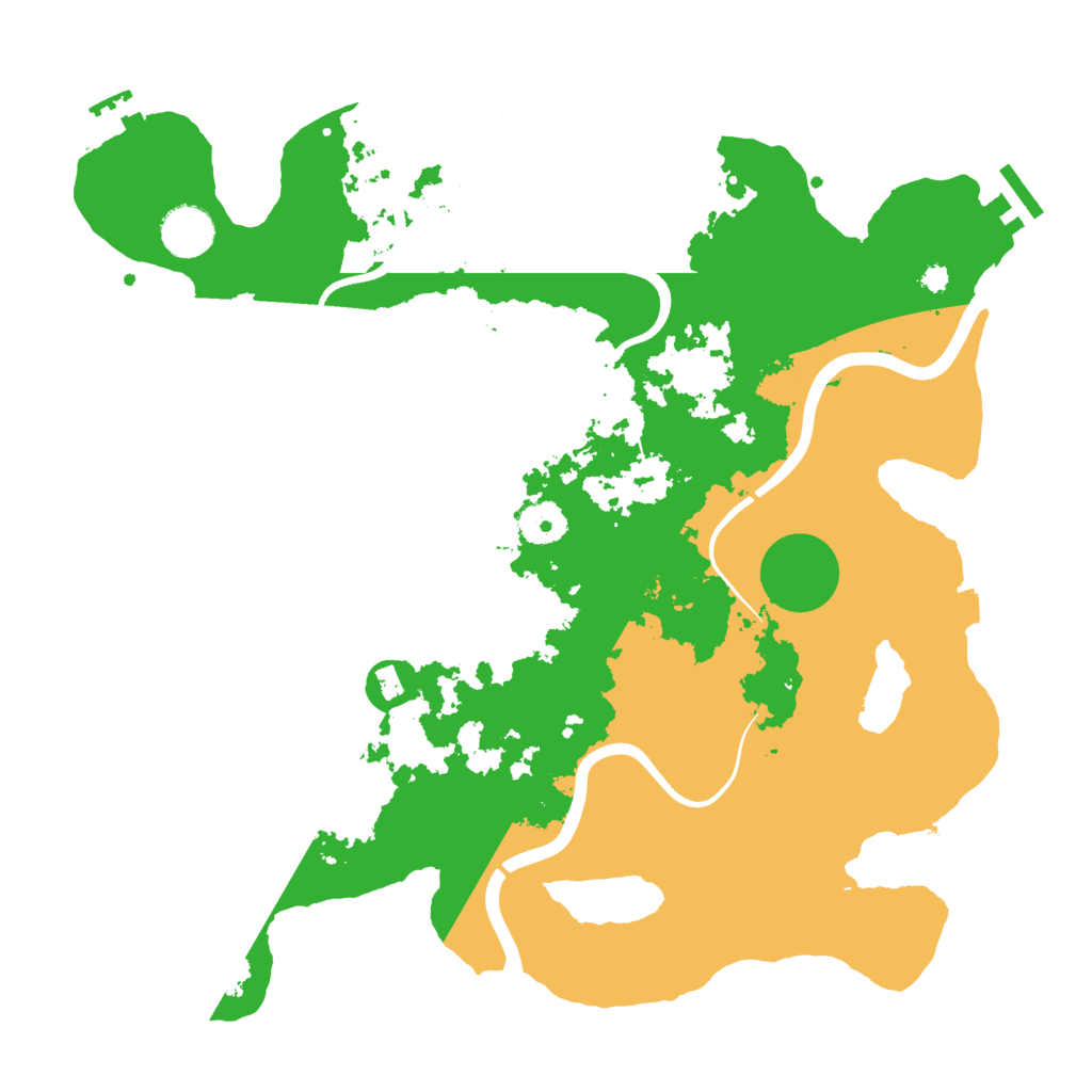 Biome Rust Map: Procedural Map, Size: 3666, Seed: 9022022