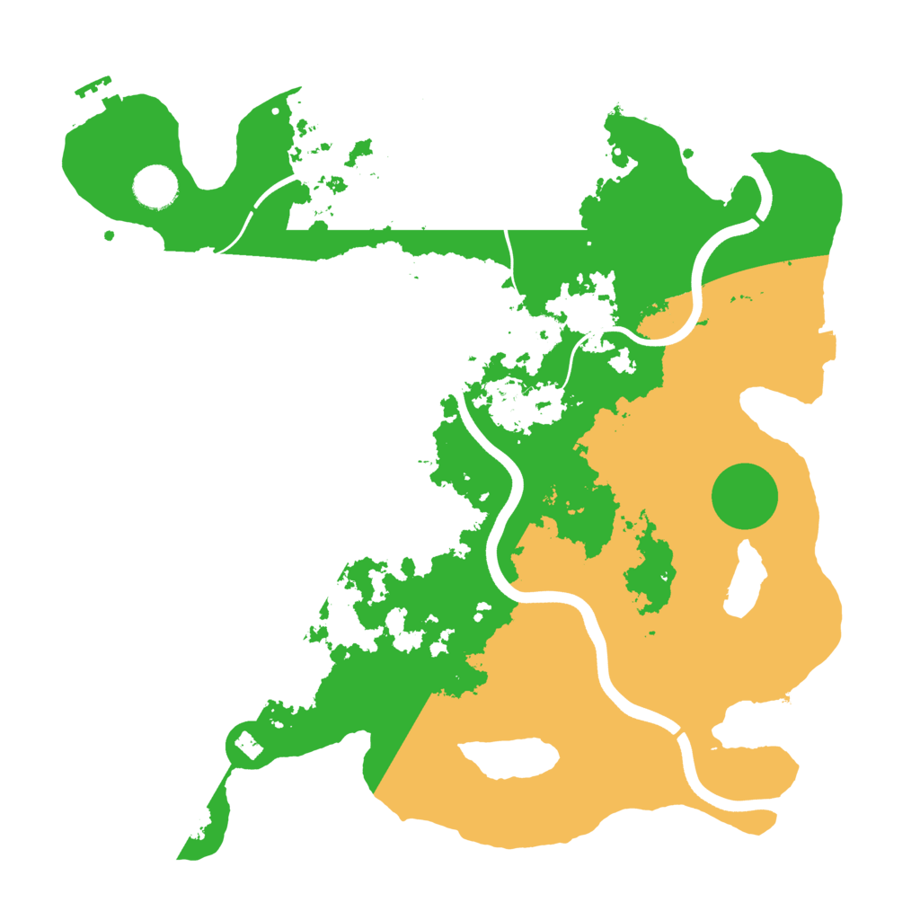 Biome Rust Map: Procedural Map, Size: 3666, Seed: 9022022