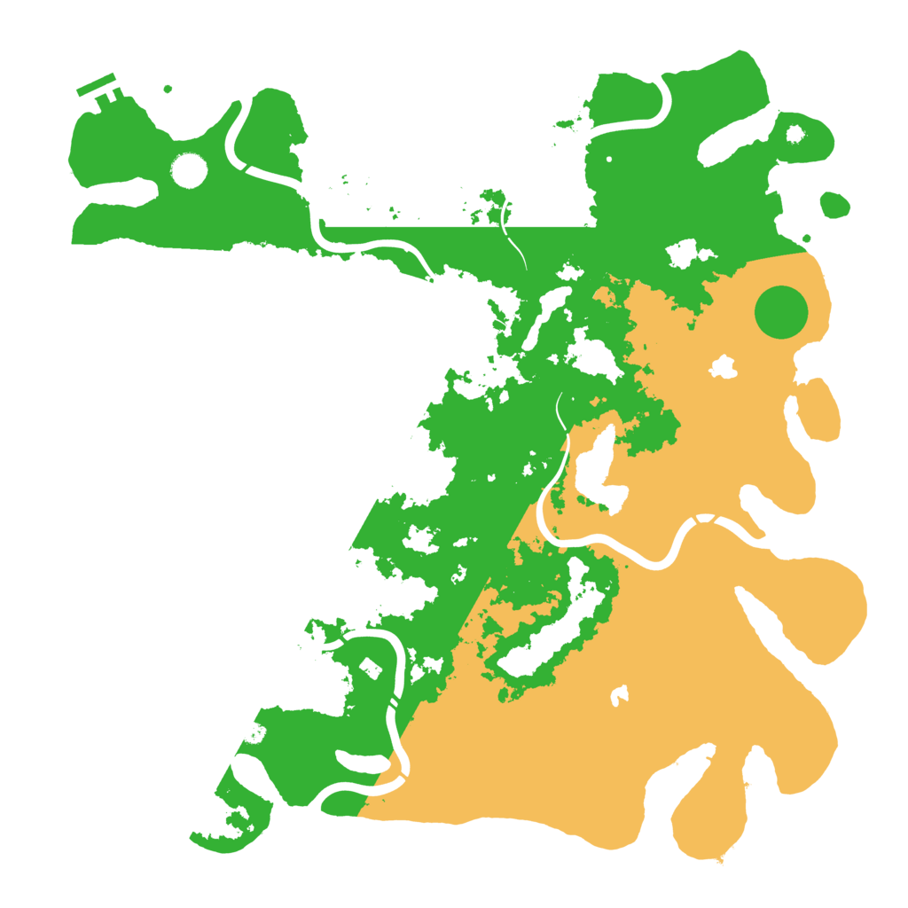 Biome Rust Map: Procedural Map, Size: 4500, Seed: 1054841342