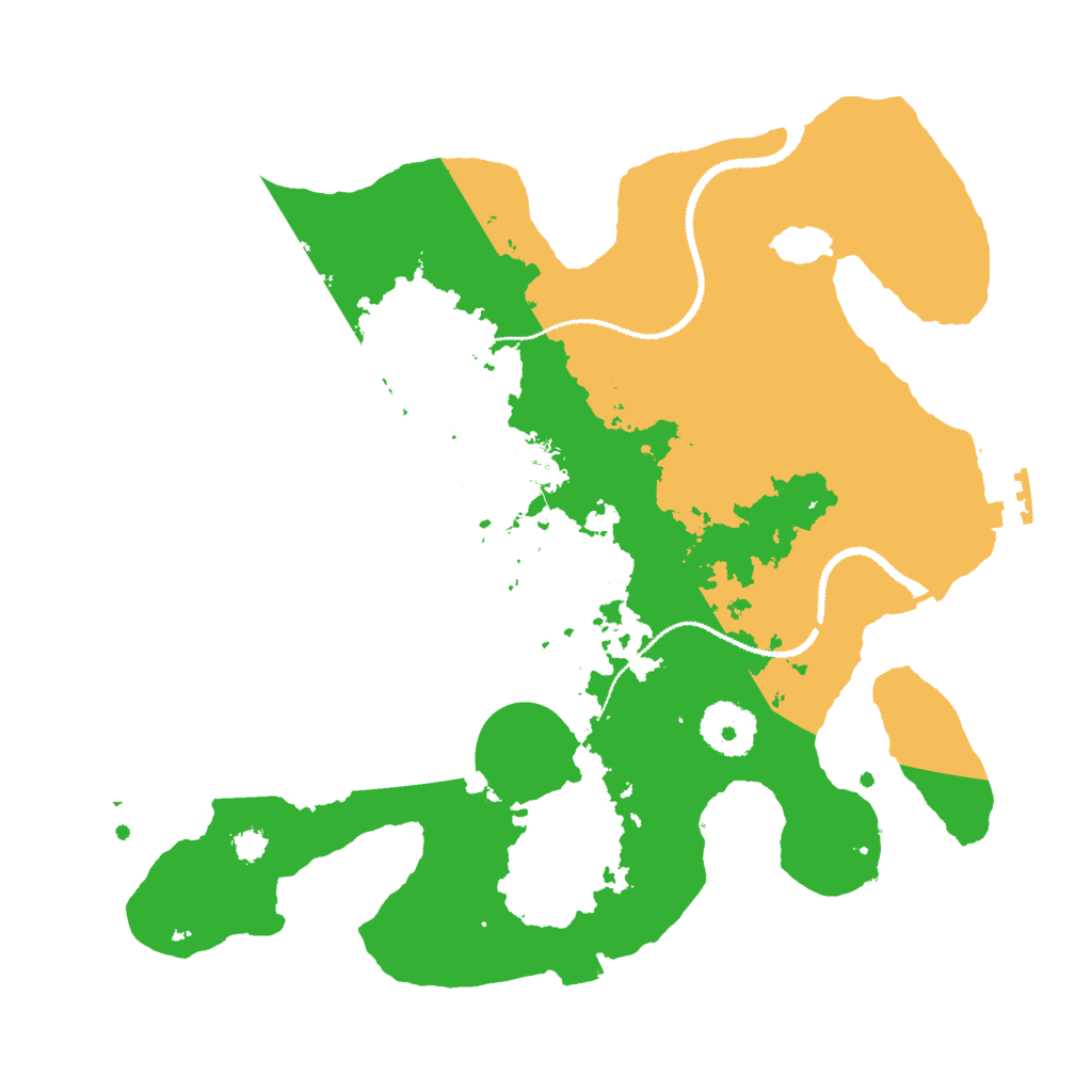 Biome Rust Map: Procedural Map, Size: 3000, Seed: 2072325348