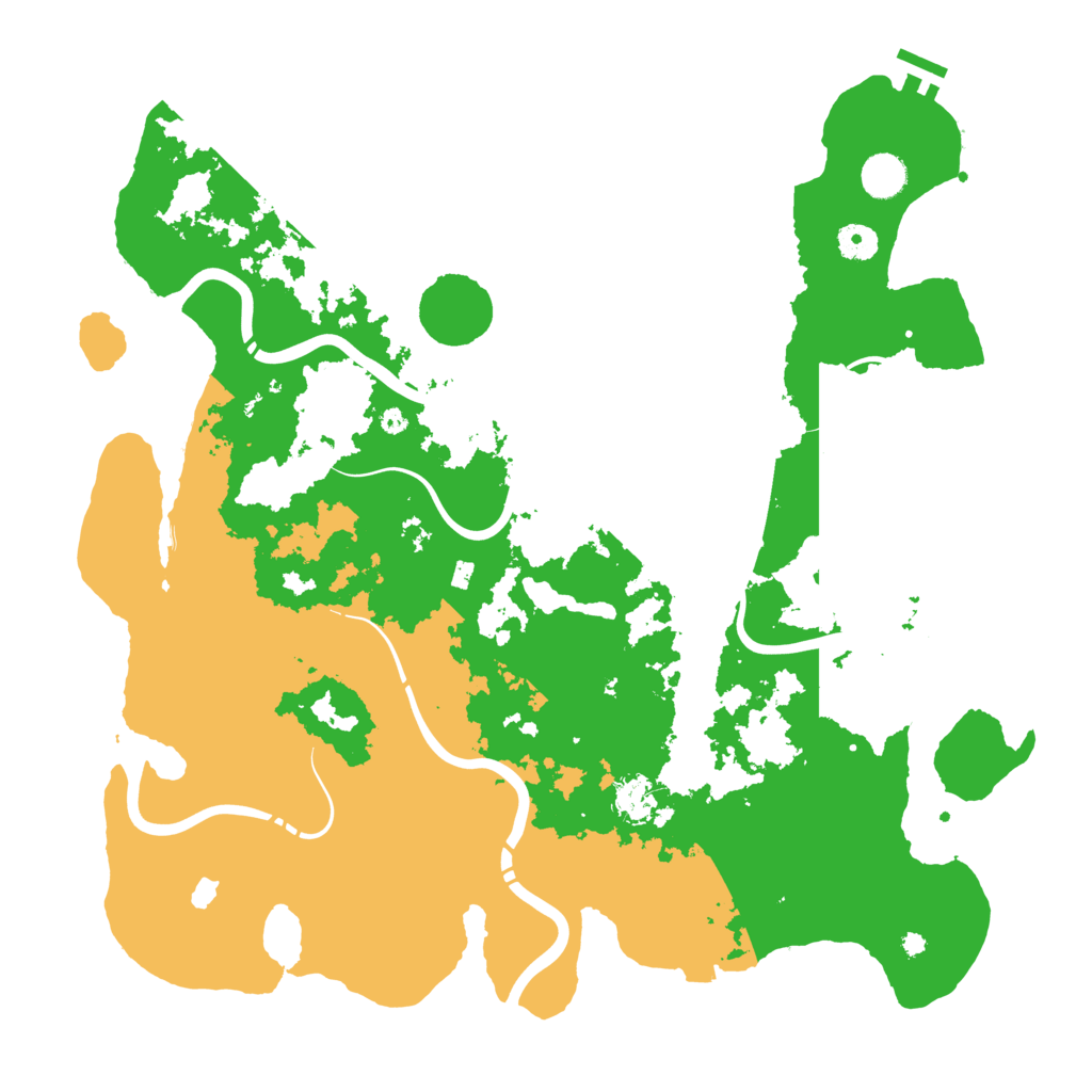 Biome Rust Map: Procedural Map, Size: 4250, Seed: 964099391
