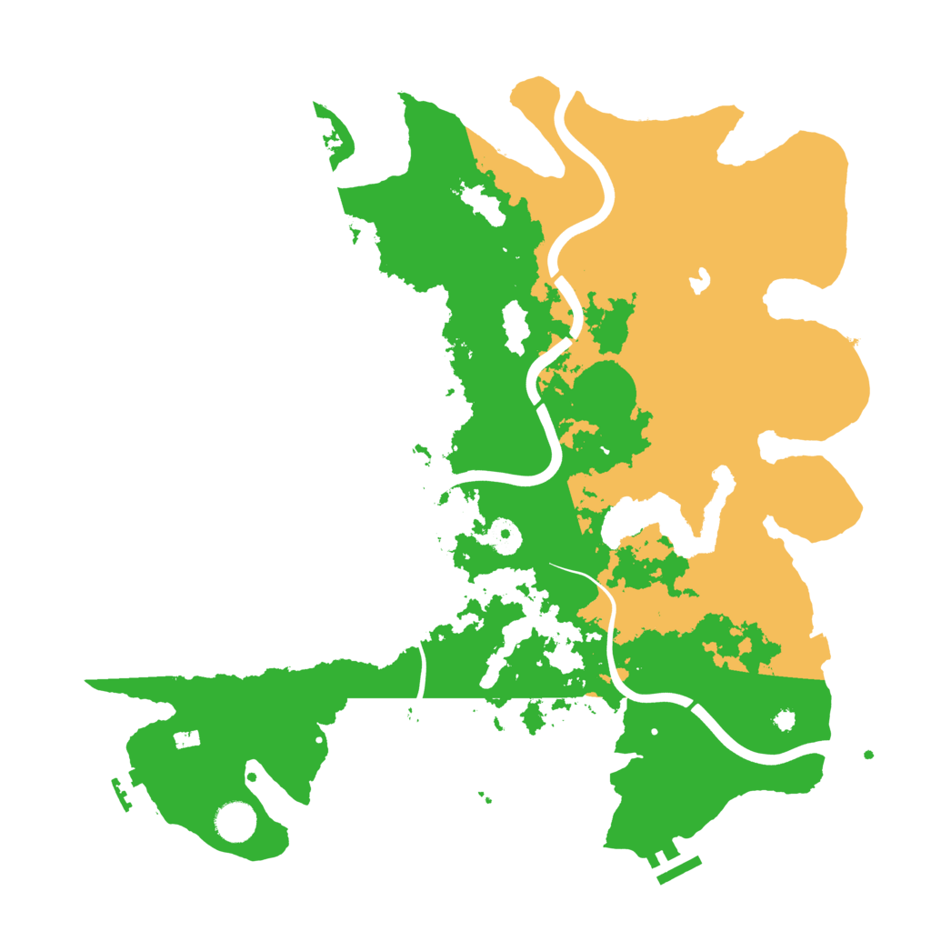 Biome Rust Map: Procedural Map, Size: 4000, Seed: 1387453705