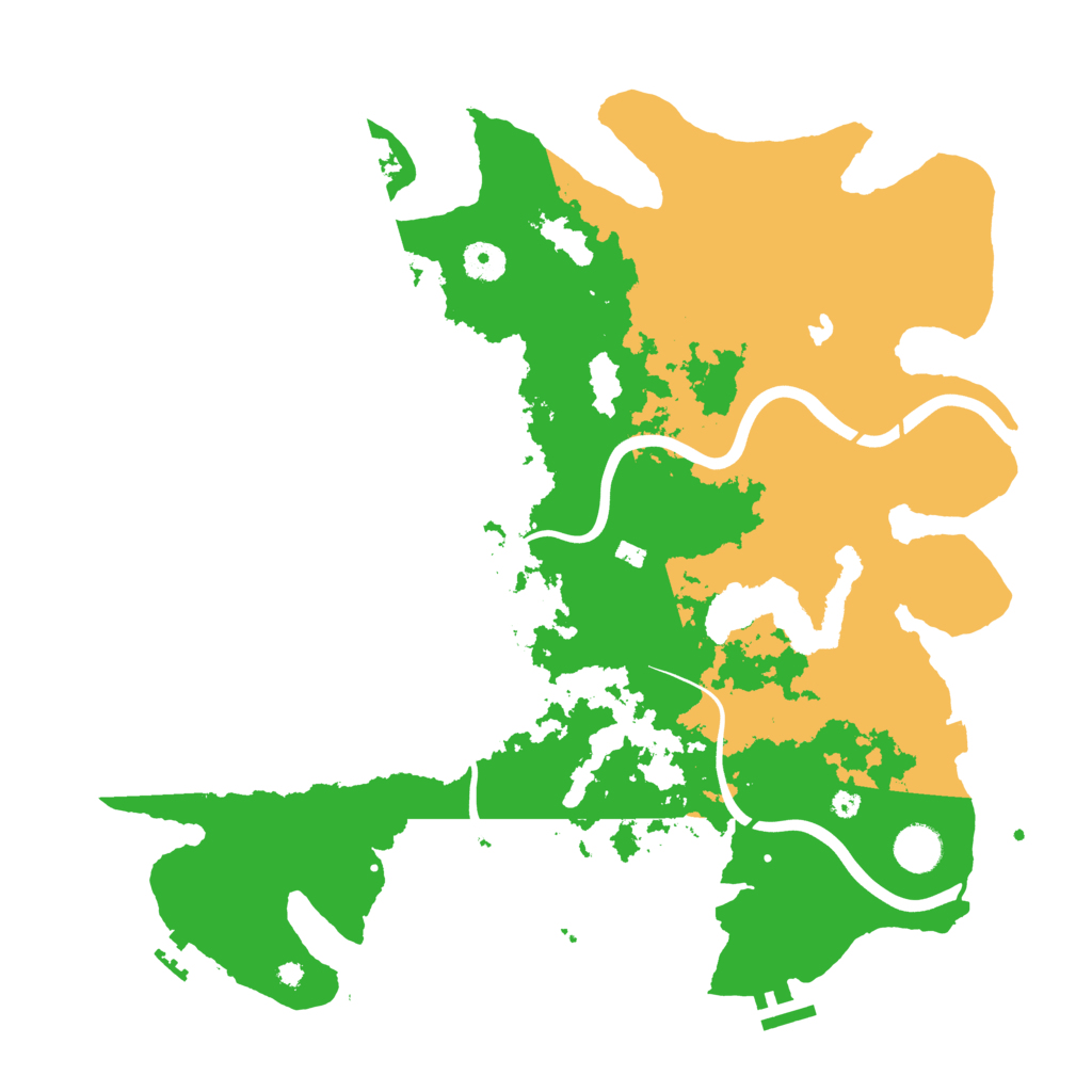 Biome Rust Map: Procedural Map, Size: 4000, Seed: 1387453705