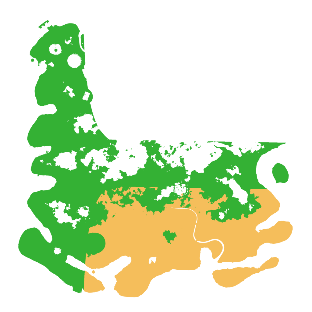 Biome Rust Map: Procedural Map, Size: 4000, Seed: 111222