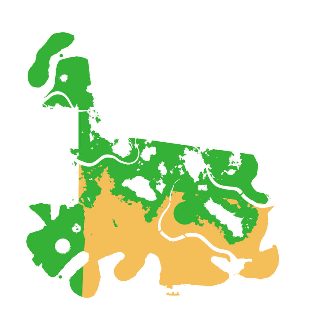 Biome Rust Map: Procedural Map, Size: 3700, Seed: 1459340450