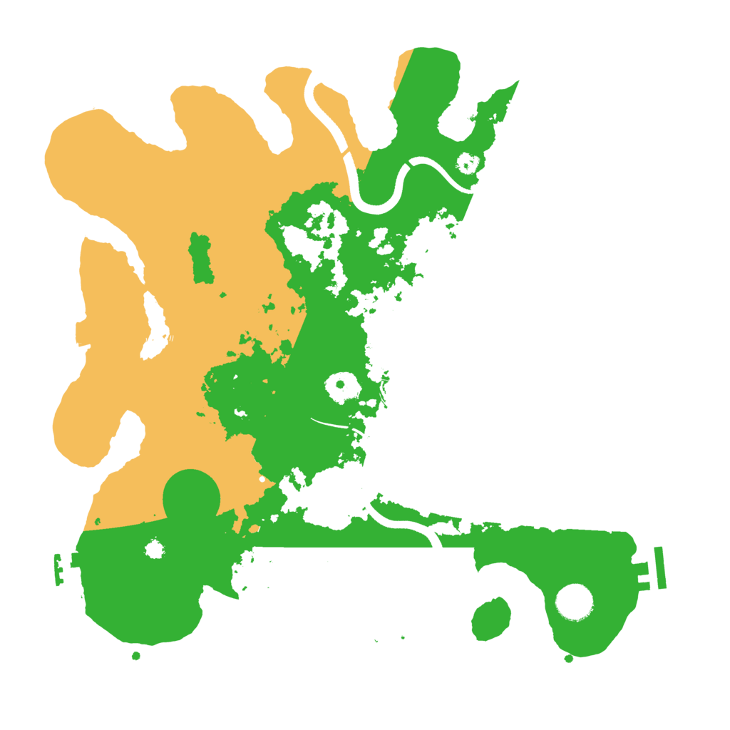 Biome Rust Map: Procedural Map, Size: 3500, Seed: 902776700