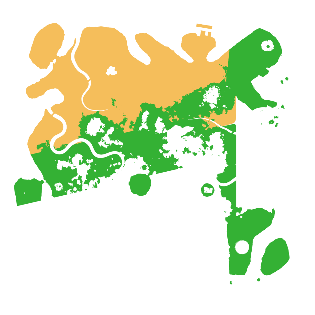 Biome Rust Map: Procedural Map, Size: 4000, Seed: 57935
