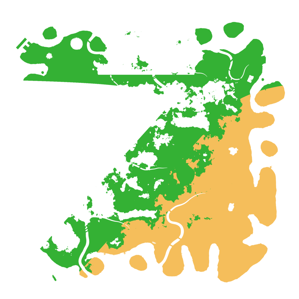 Biome Rust Map: Procedural Map, Size: 4500, Seed: 1798047035