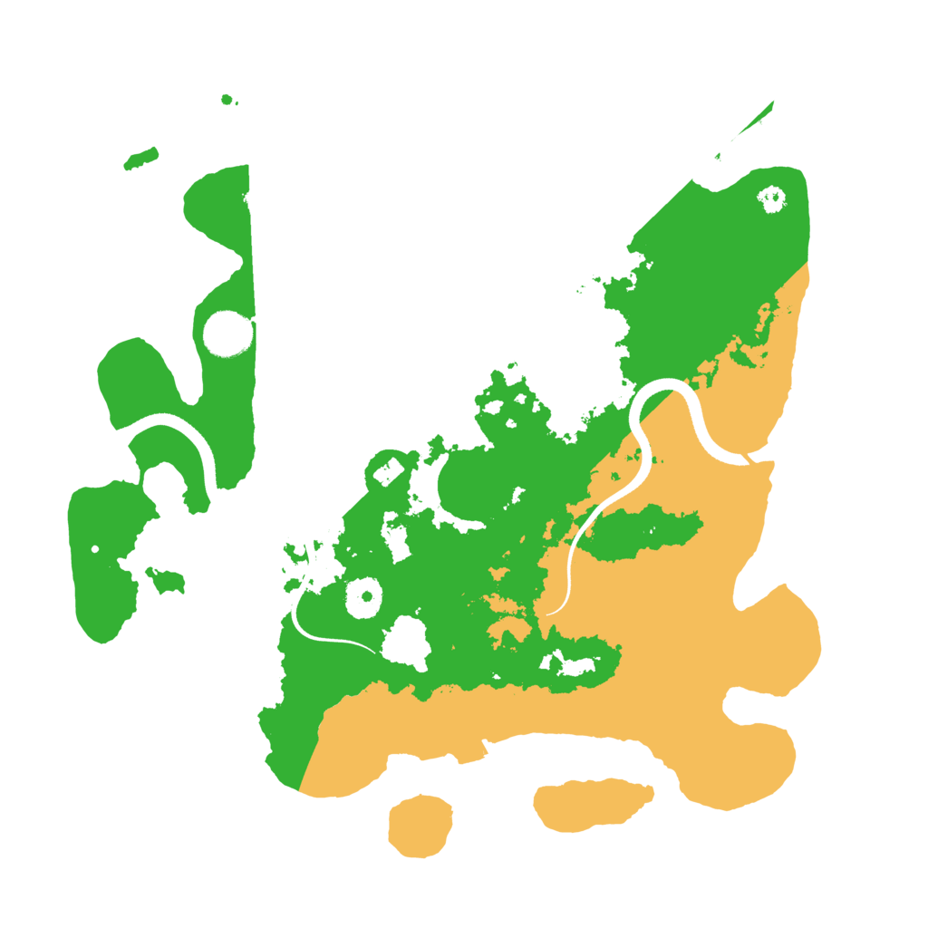 Biome Rust Map: Procedural Map, Size: 3500, Seed: 3229325