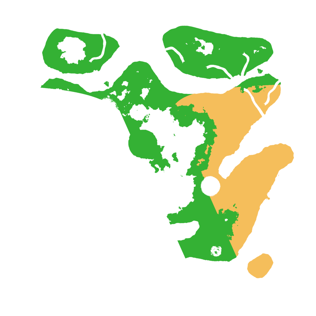 Biome Rust Map: Procedural Map, Size: 3000, Seed: 5463