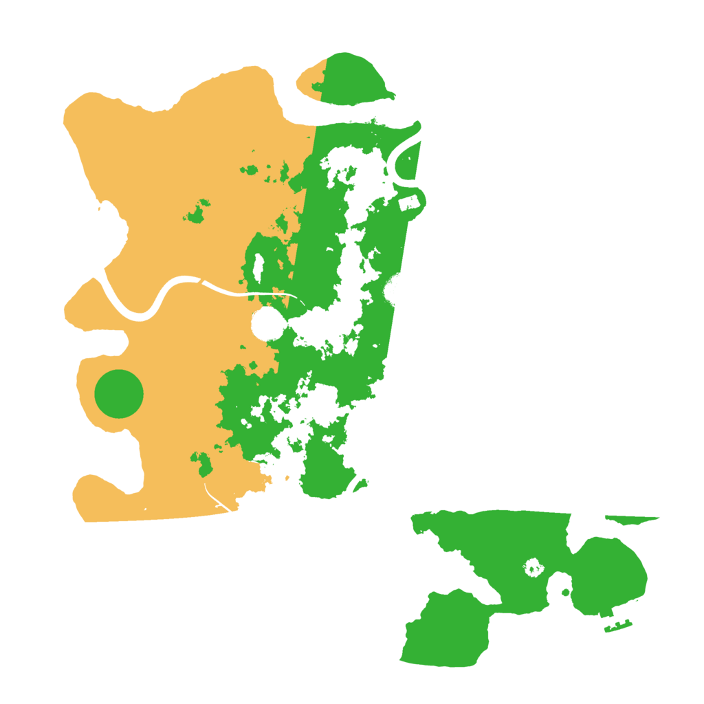 Biome Rust Map: Procedural Map, Size: 3800, Seed: 1564634305