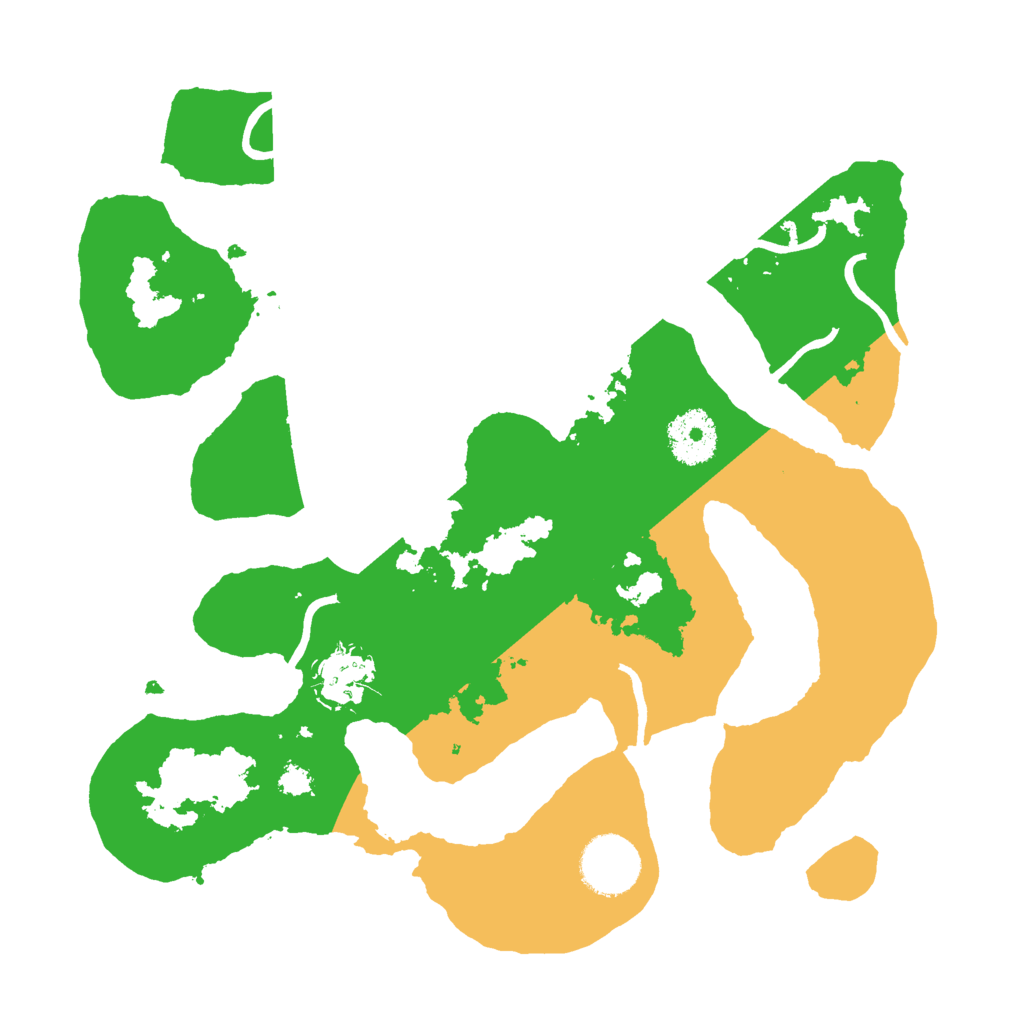 Biome Rust Map: Procedural Map, Size: 3000, Seed: 543254326