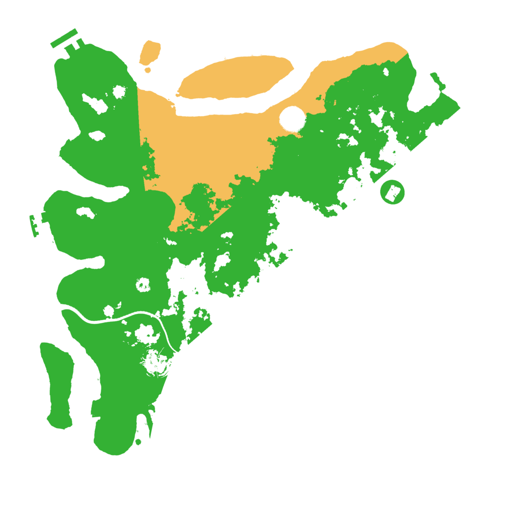 Biome Rust Map: Procedural Map, Size: 3500, Seed: 1511422752