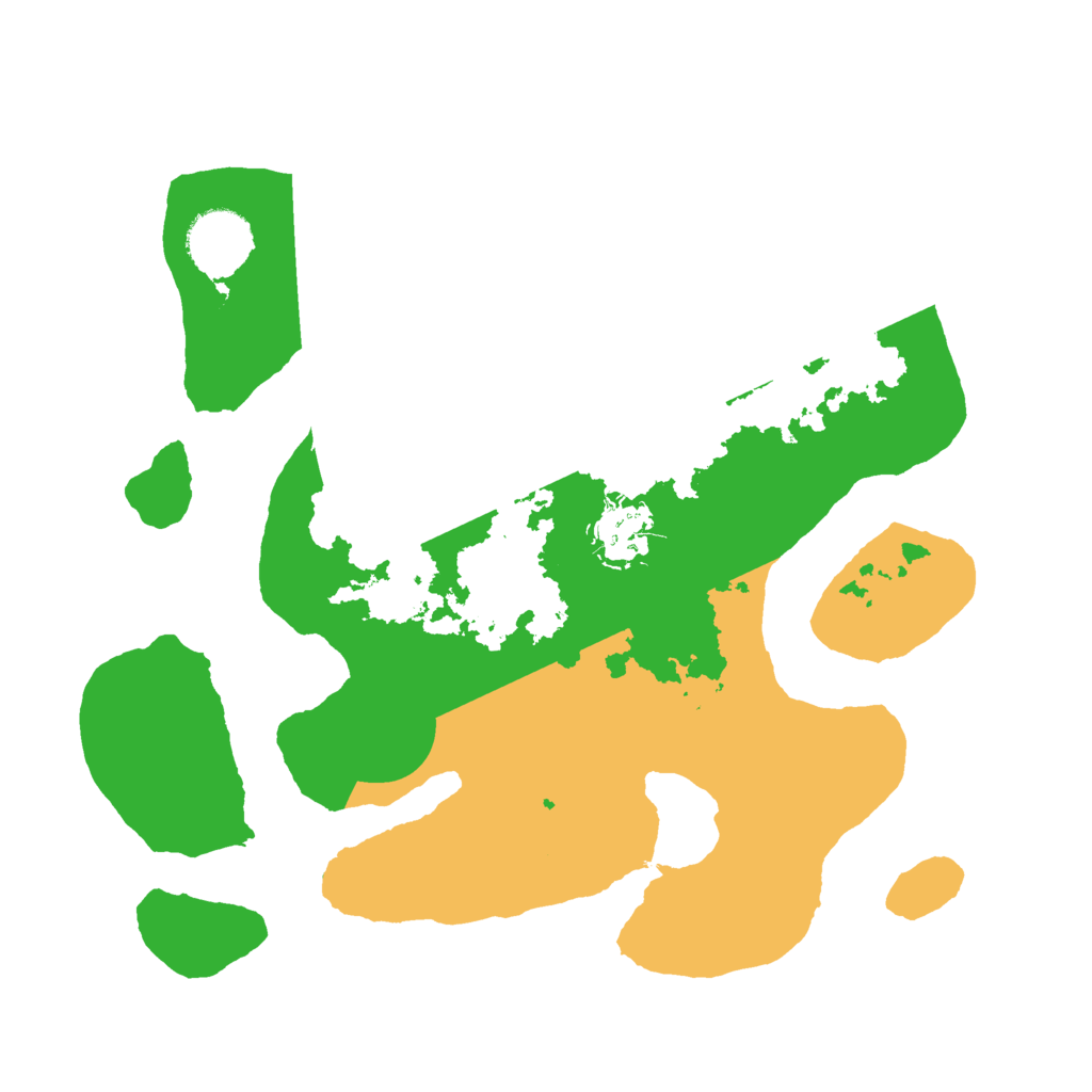 Biome Rust Map: Barren, Size: 3000, Seed: 430582122