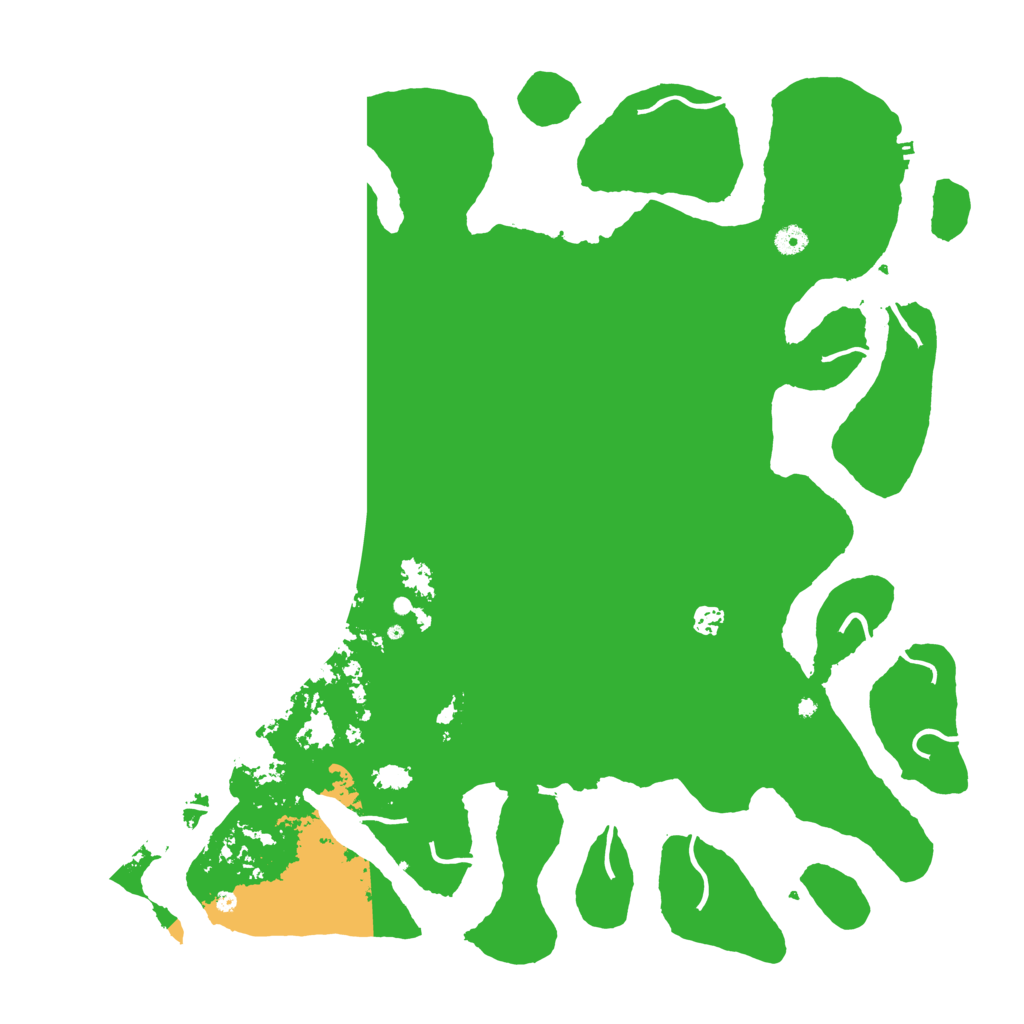 Biome Rust Map: Procedural Map, Size: 5000, Seed: 3214279