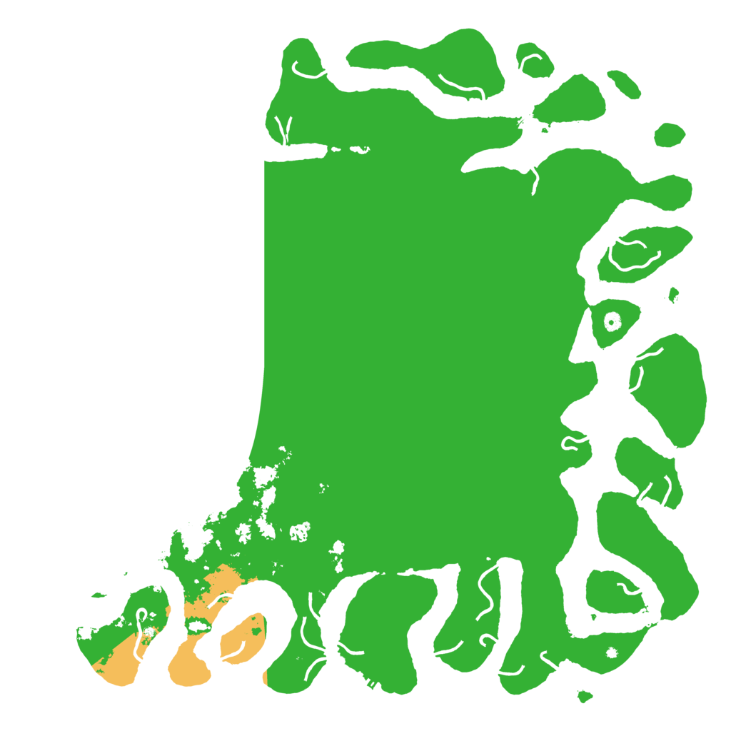 Biome Rust Map: Procedural Map, Size: 6000, Seed: 119327015