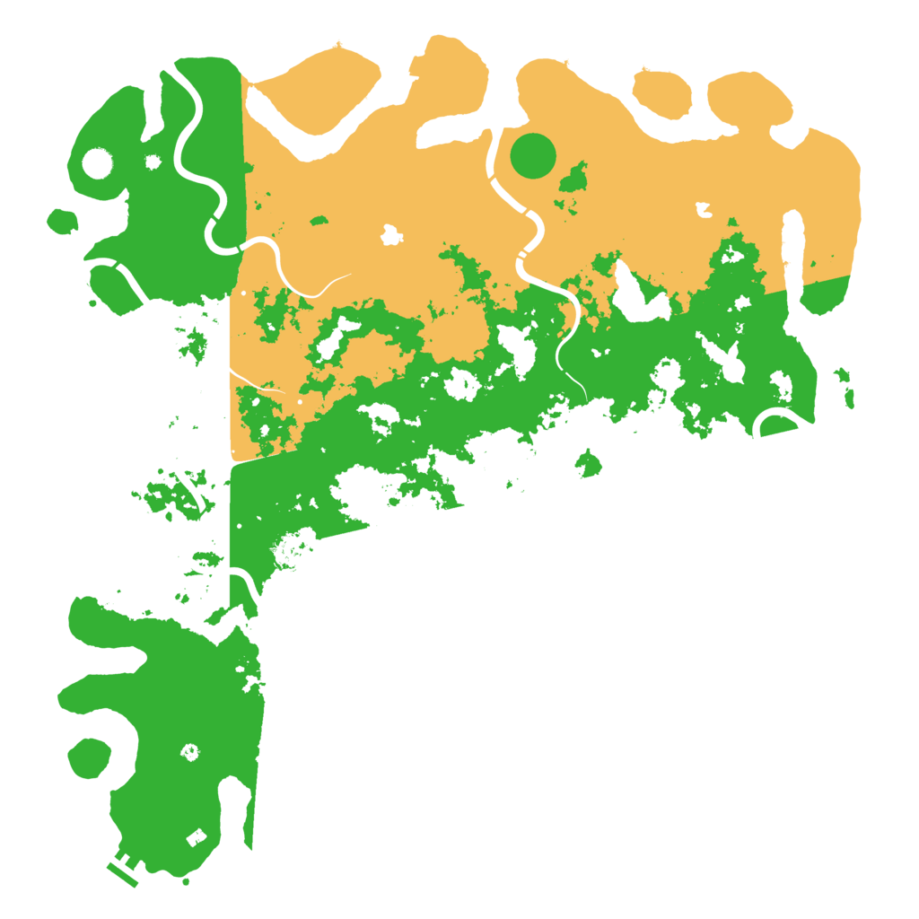 Biome Rust Map: Procedural Map, Size: 5300, Seed: 5200