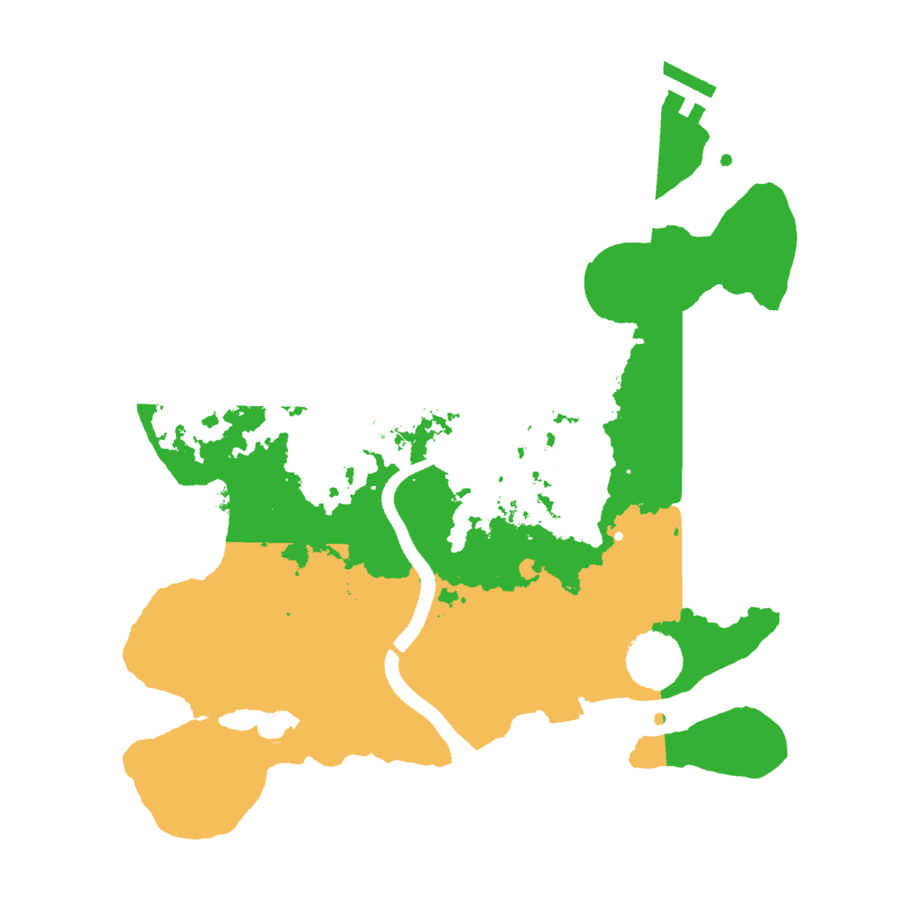 Biome Rust Map: Procedural Map, Size: 3000, Seed: 820233145