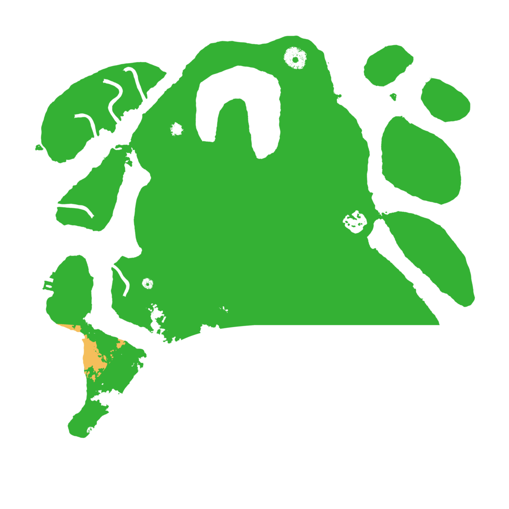 Biome Rust Map: Procedural Map, Size: 3500, Seed: 1000412580