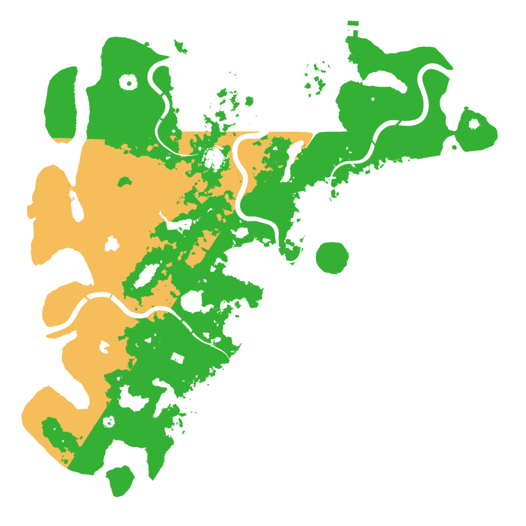 Biome Rust Map: Procedural Map, Size: 4500, Seed: 62857259