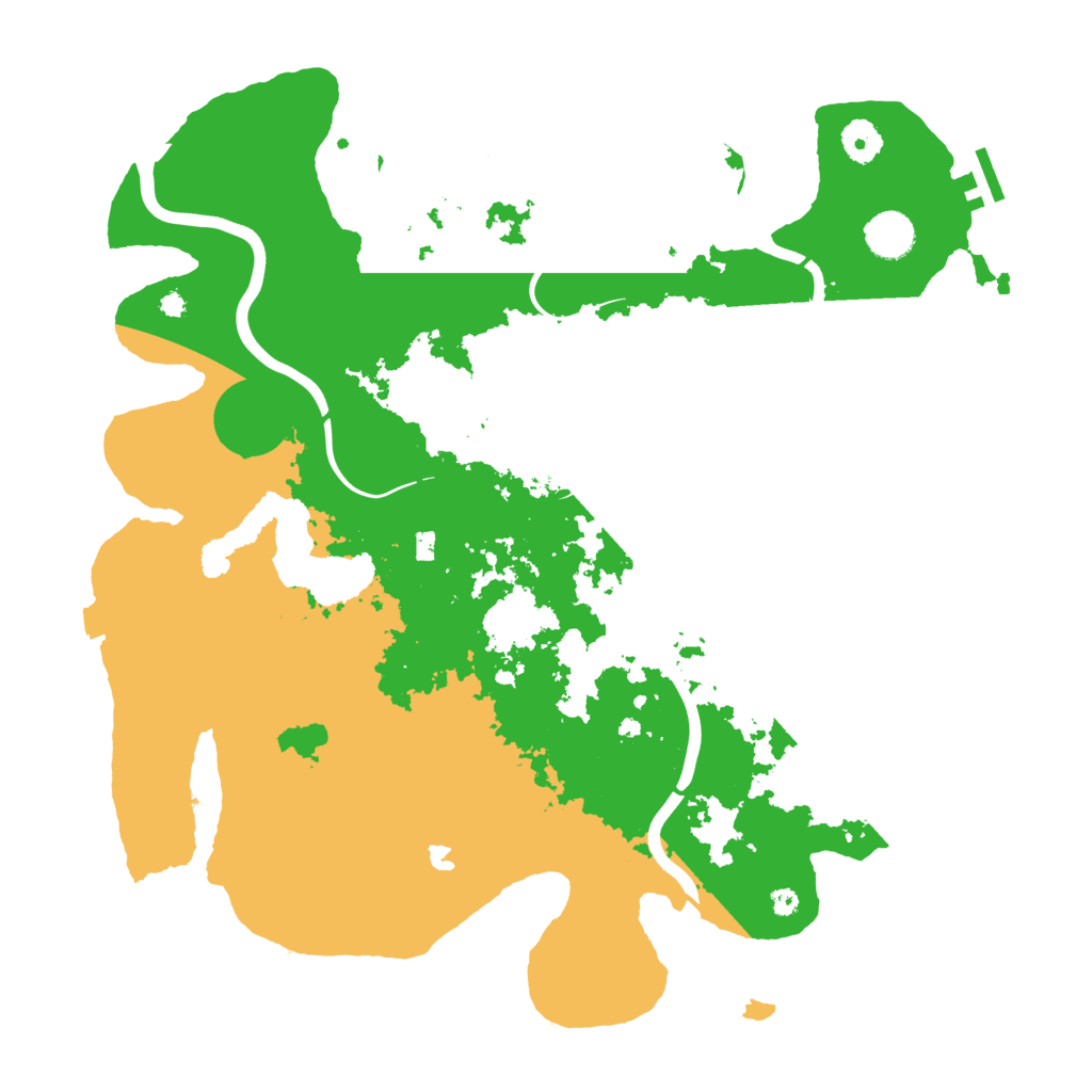 Biome Rust Map: Procedural Map, Size: 4000, Seed: 24996