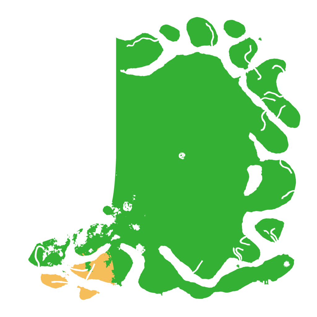 Biome Rust Map: Procedural Map, Size: 5000, Seed: 1242826177