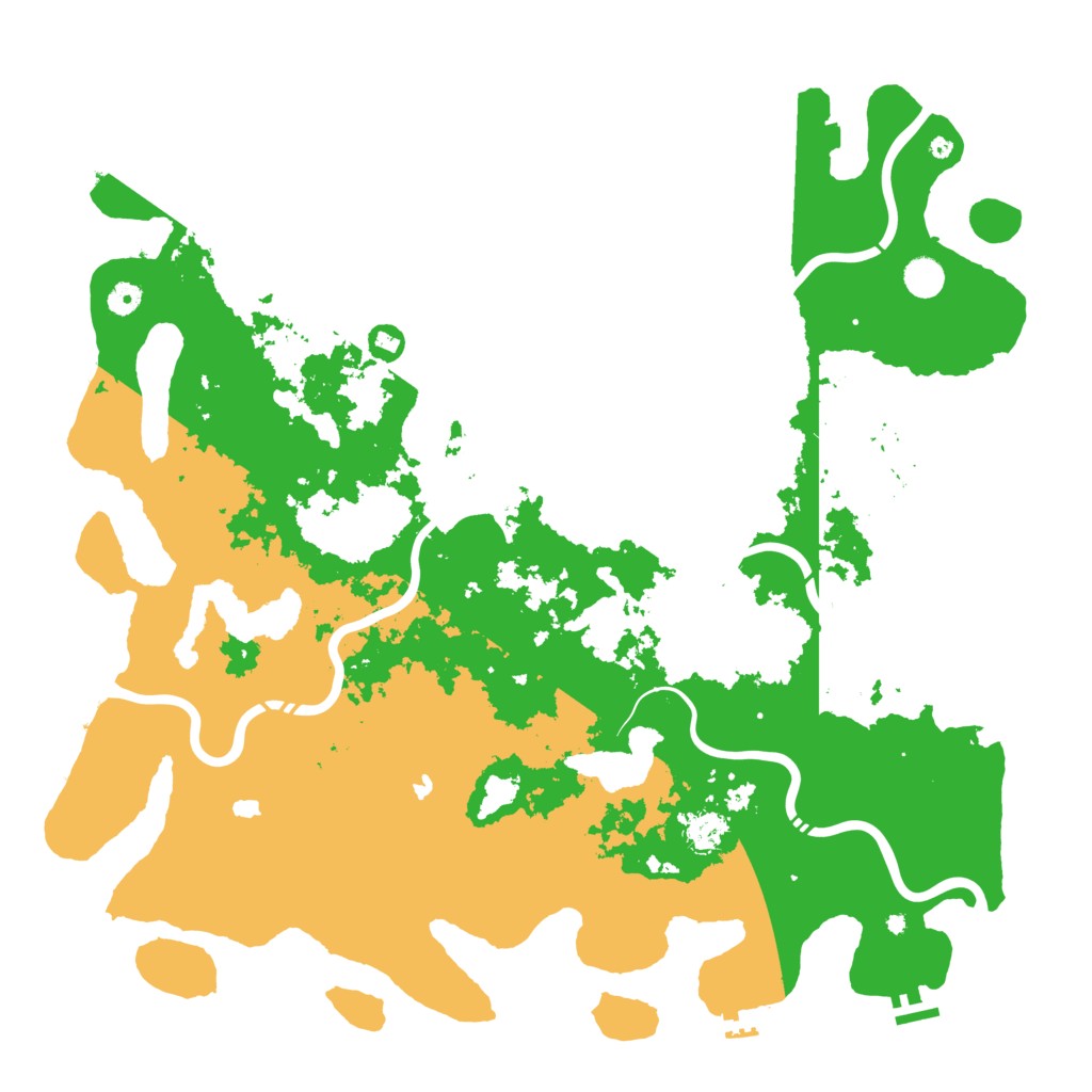 Biome Rust Map: Procedural Map, Size: 5000, Seed: 615648070