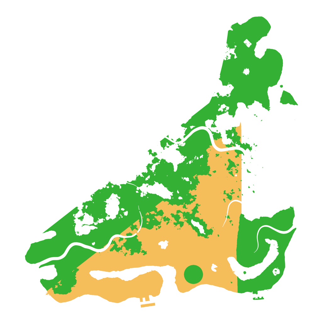 Biome Rust Map: Procedural Map, Size: 4500, Seed: 5214877