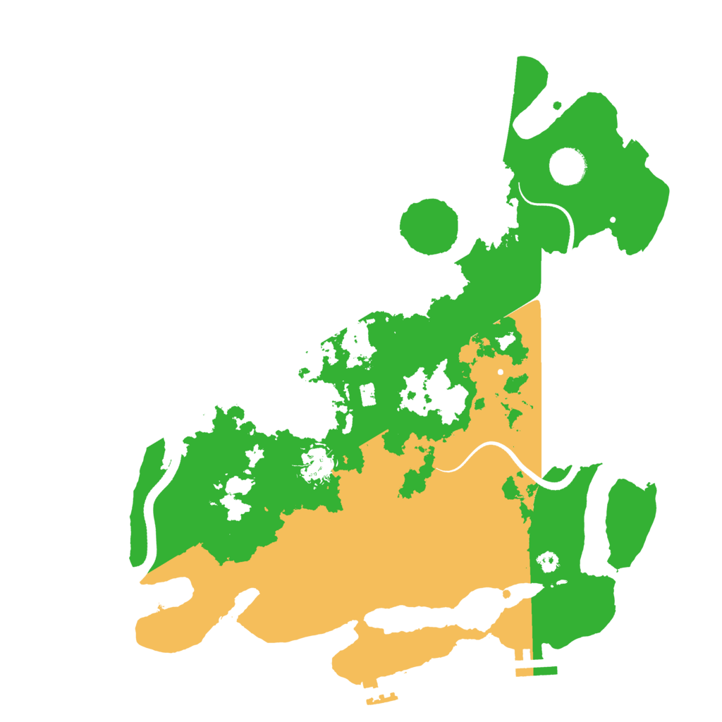 Biome Rust Map: Procedural Map, Size: 3500, Seed: 10000609