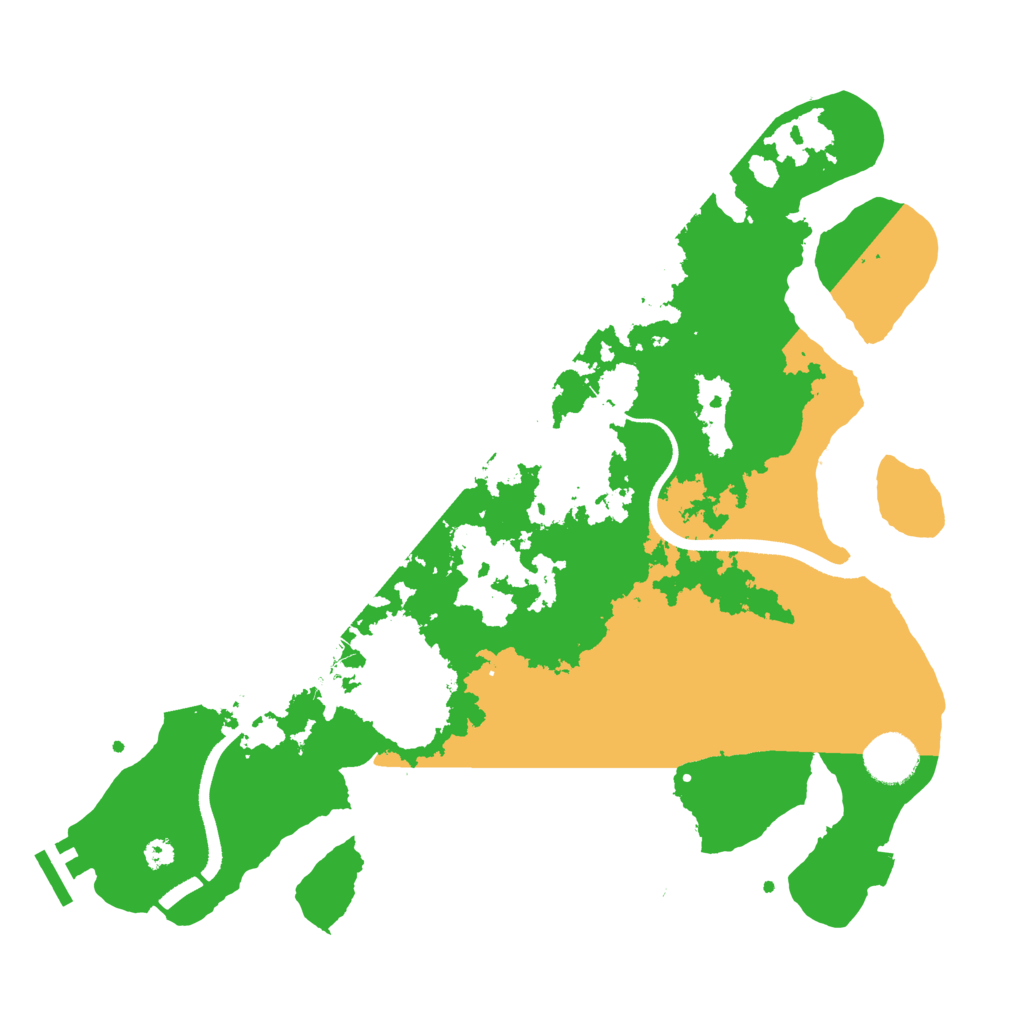 Biome Rust Map: Procedural Map, Size: 3500, Seed: 976745675