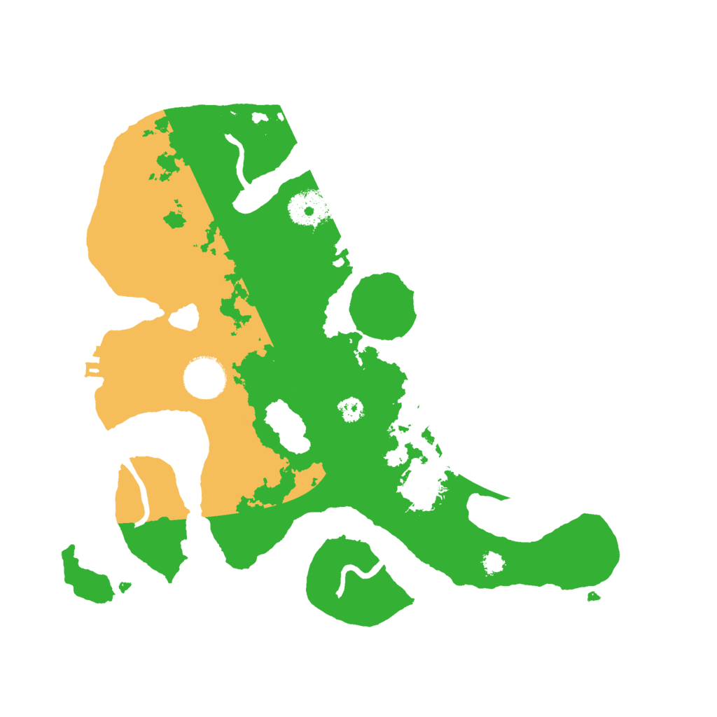 Biome Rust Map: Procedural Map, Size: 3000, Seed: 91180054