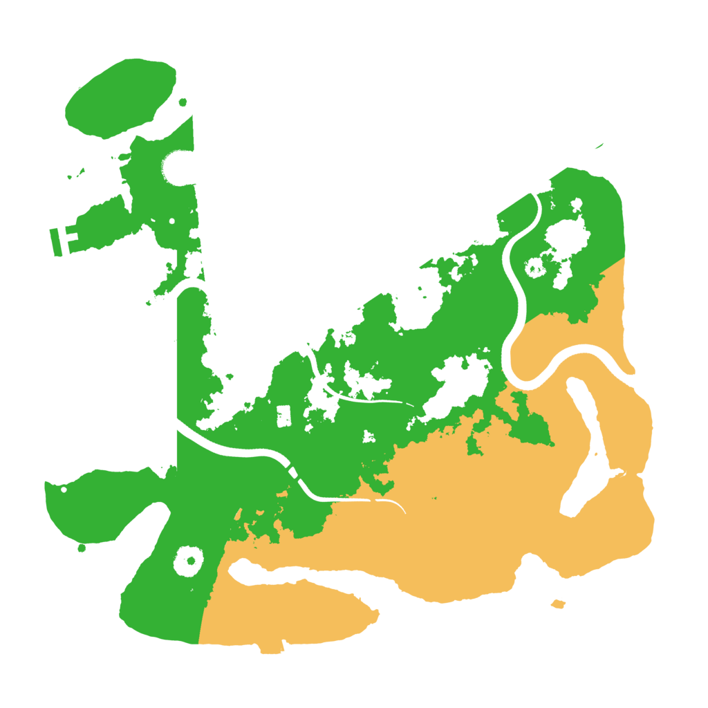 Biome Rust Map: Procedural Map, Size: 3500, Seed: 1383761565