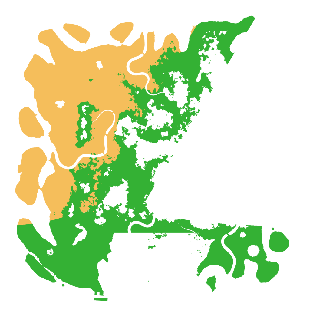 Biome Rust Map: Procedural Map, Size: 4700, Seed: 1283378891