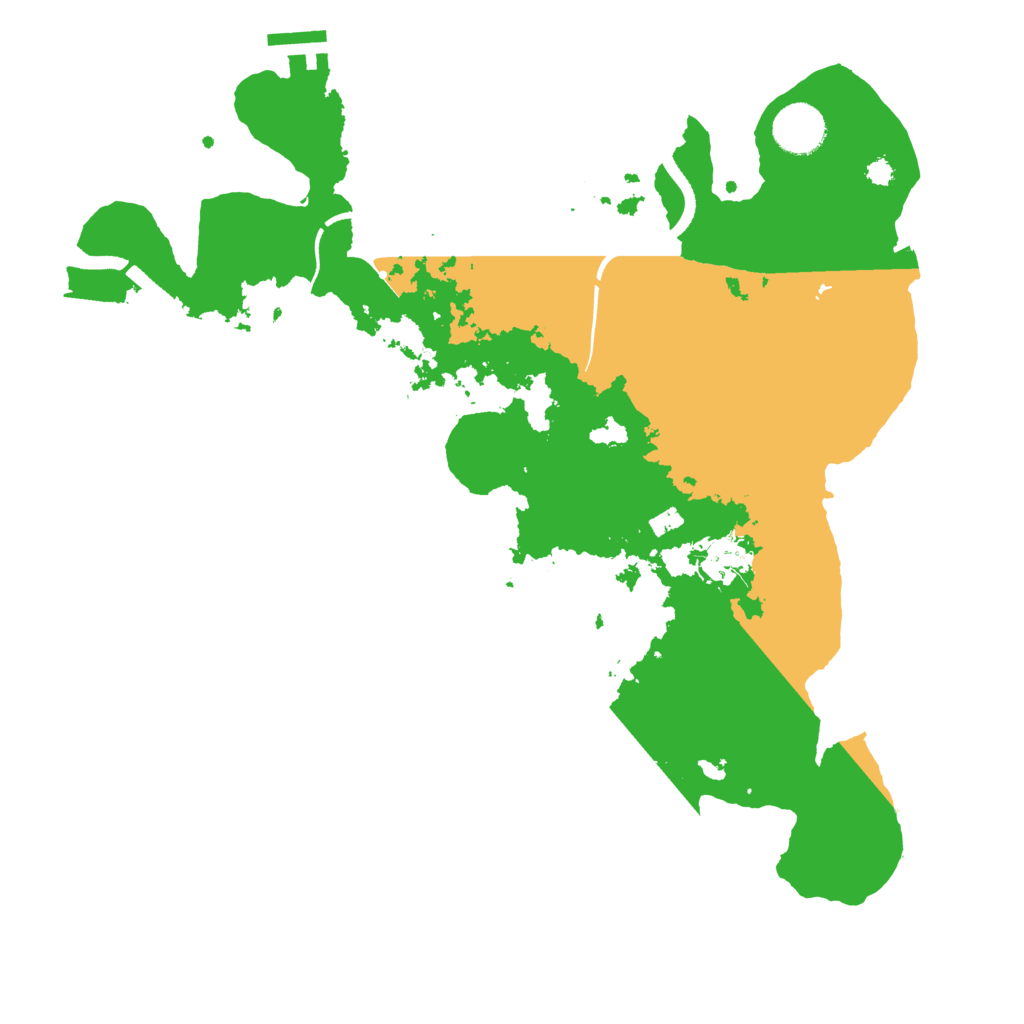 Biome Rust Map: Procedural Map, Size: 3500, Seed: 89465855