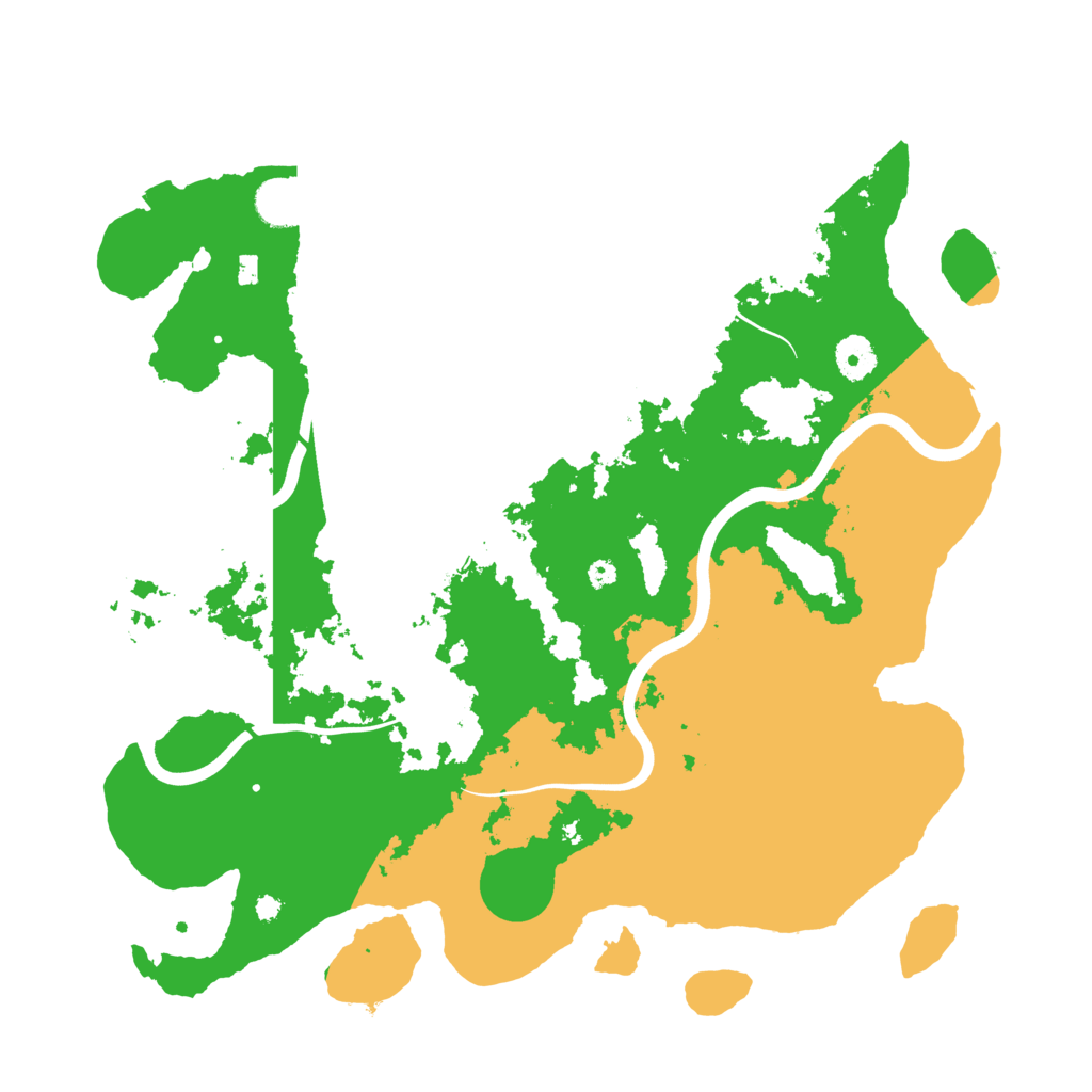 Biome Rust Map: Procedural Map, Size: 3900, Seed: 19875