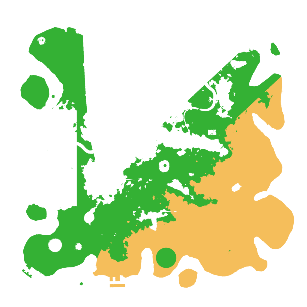 Biome Rust Map: Procedural Map, Size: 4000, Seed: 4324444