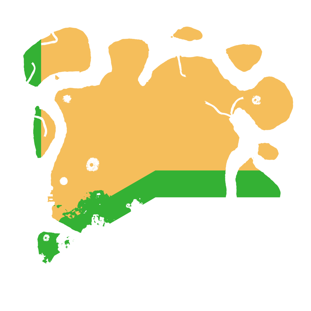 Biome Rust Map: Procedural Map, Size: 3500, Seed: 489141