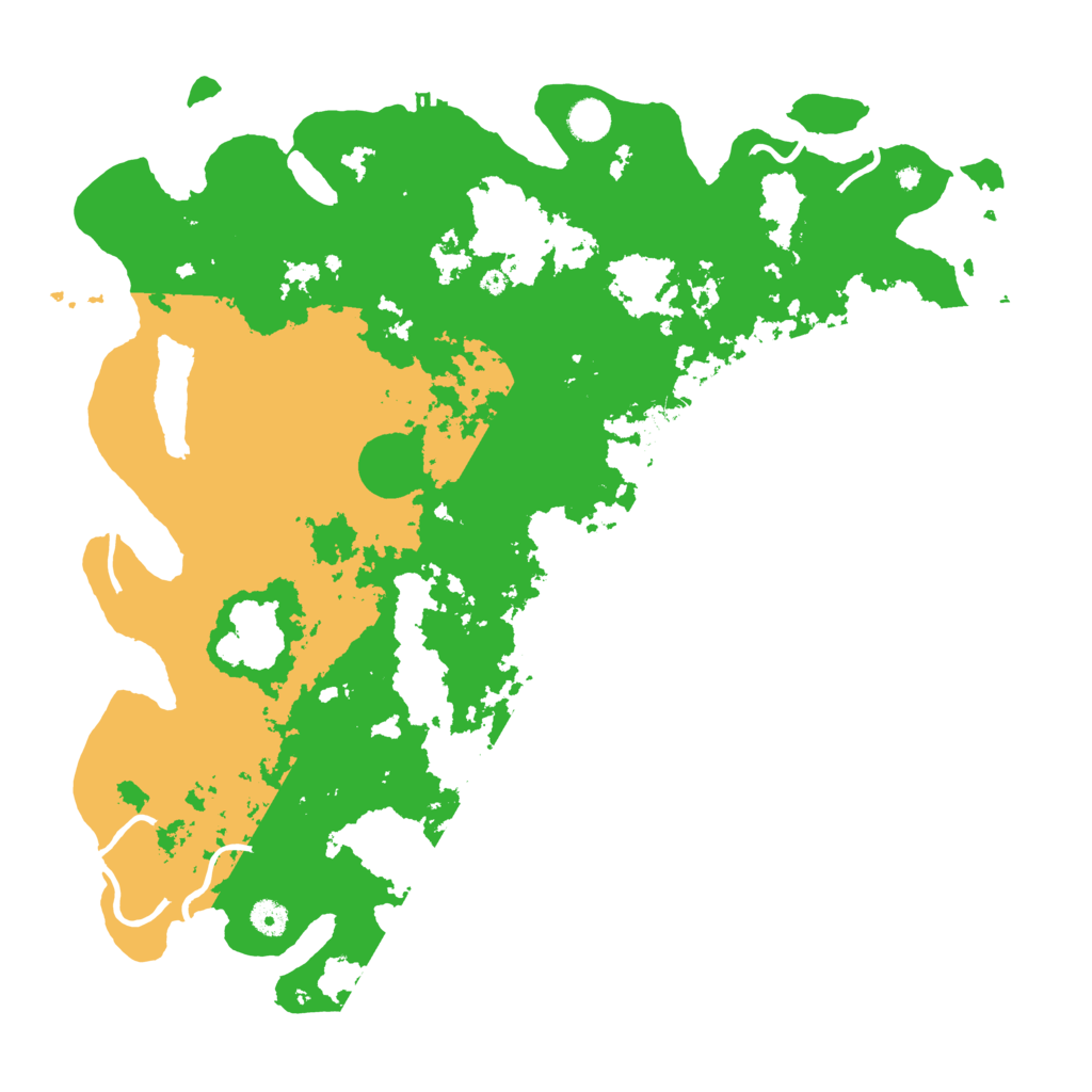 Biome Rust Map: Procedural Map, Size: 4500, Seed: 36494