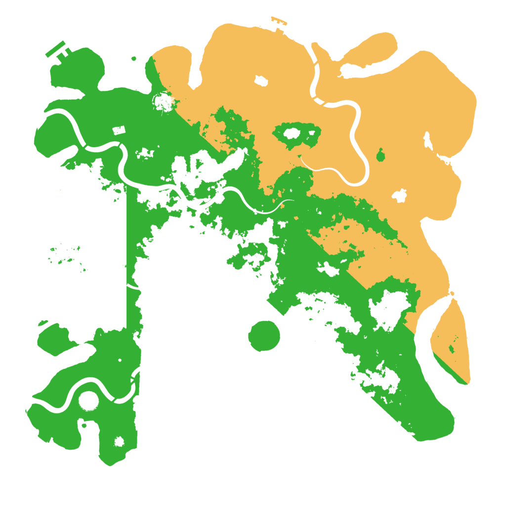 Biome Rust Map: Procedural Map, Size: 4500, Seed: 15128932