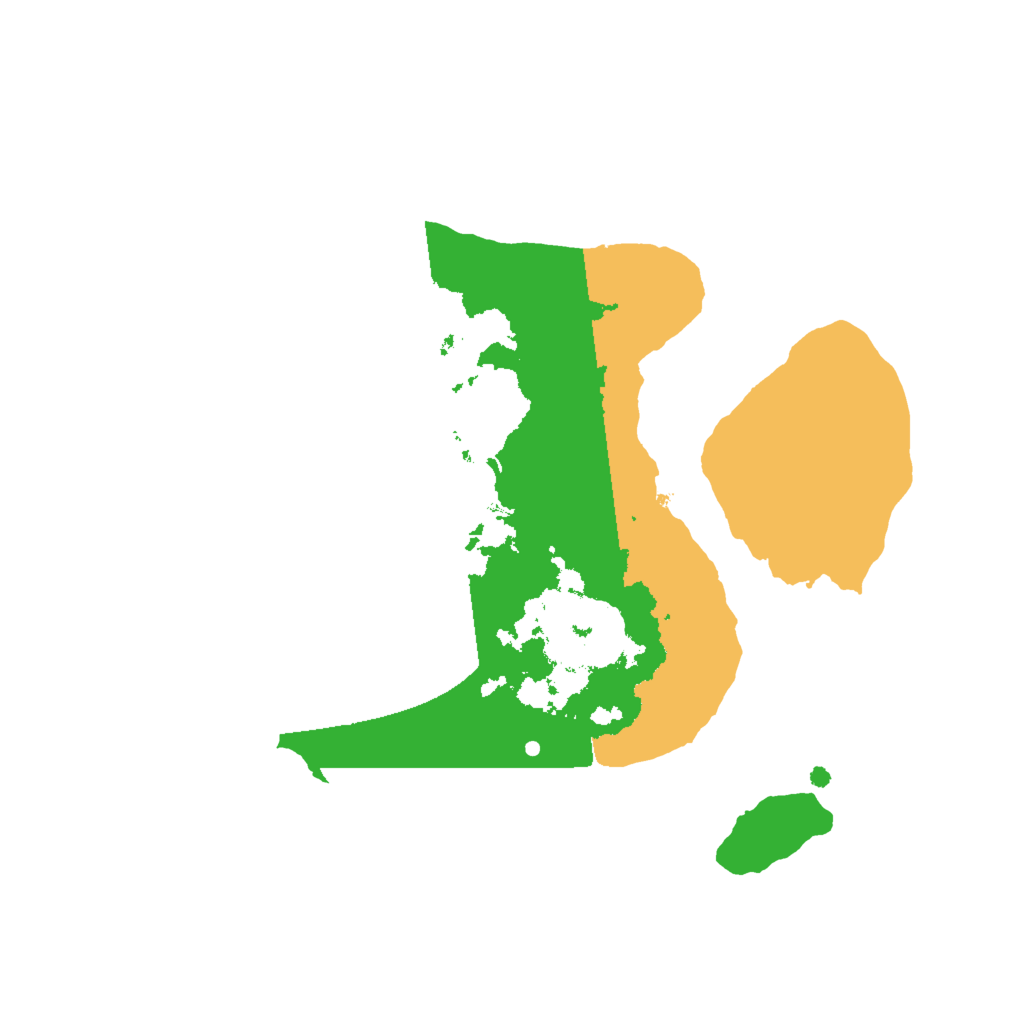 Biome Rust Map: Procedural Map, Size: 2000, Seed: 353452