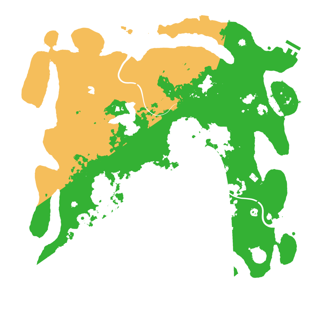 Biome Rust Map: Procedural Map, Size: 4000, Seed: 666696969