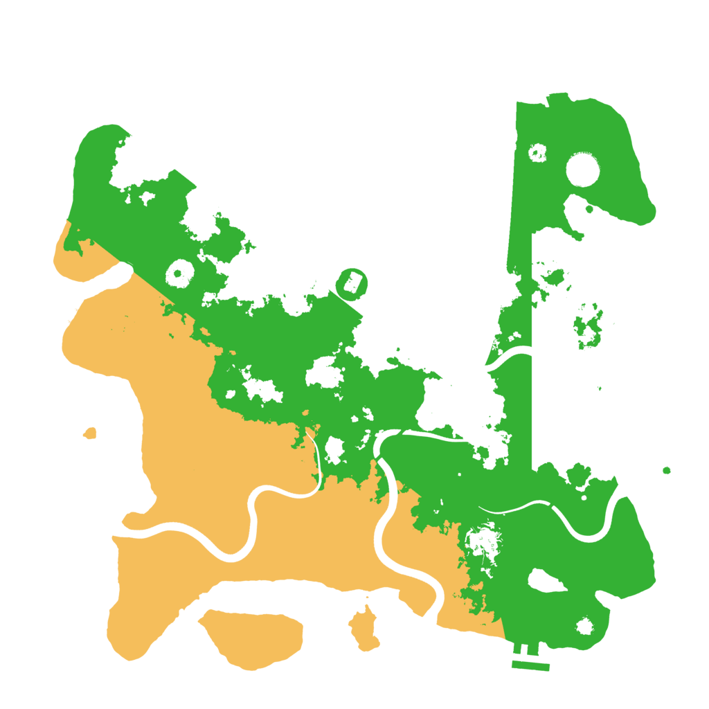 Biome Rust Map: Procedural Map, Size: 3800, Seed: 1909256999
