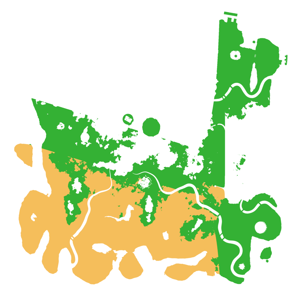Biome Rust Map: Procedural Map, Size: 4500, Seed: 1585061523