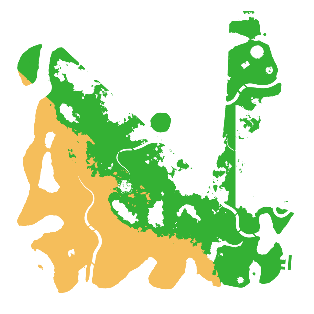 Biome Rust Map: Procedural Map, Size: 4250, Seed: 261336518
