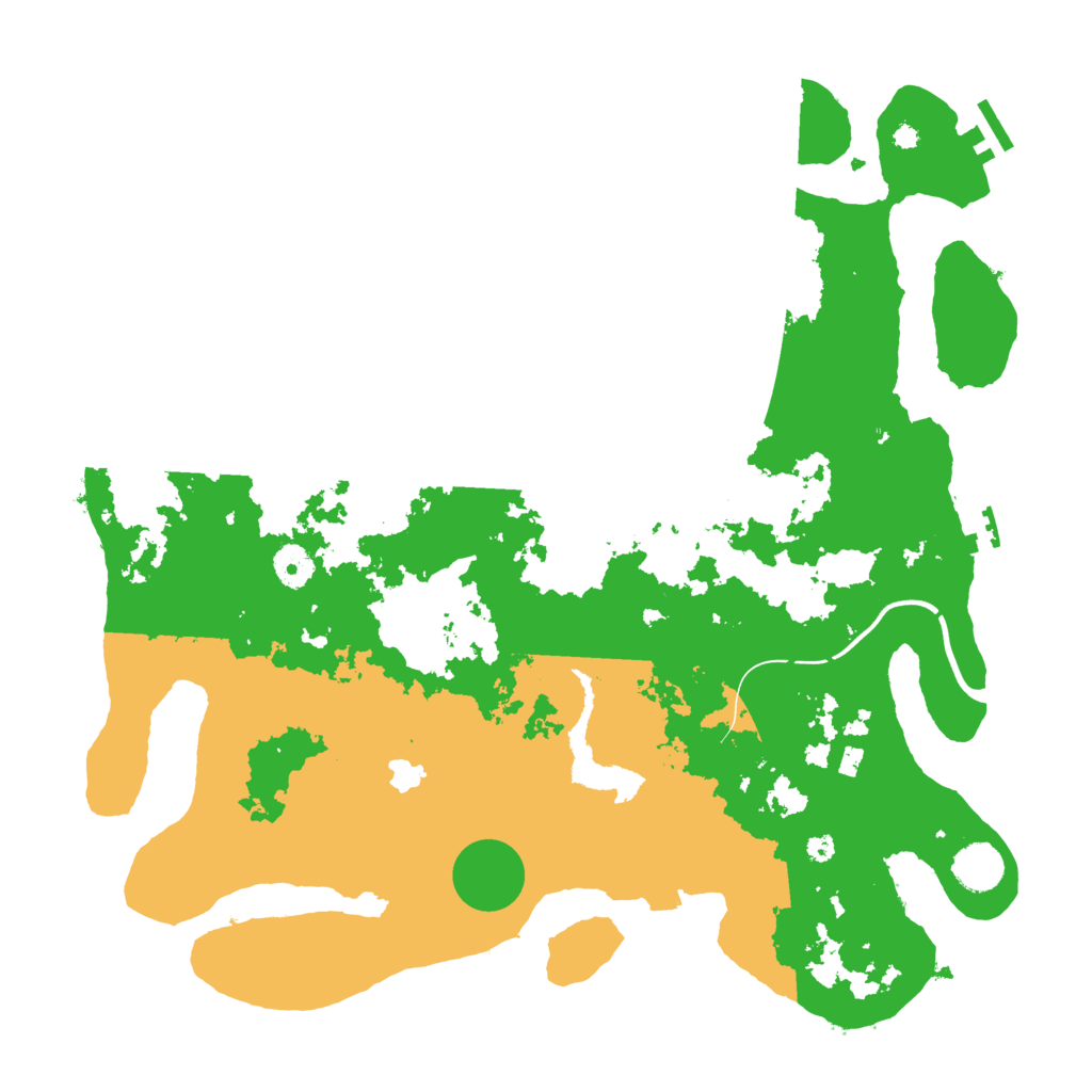 Biome Rust Map: Procedural Map, Size: 4000, Seed: 631491