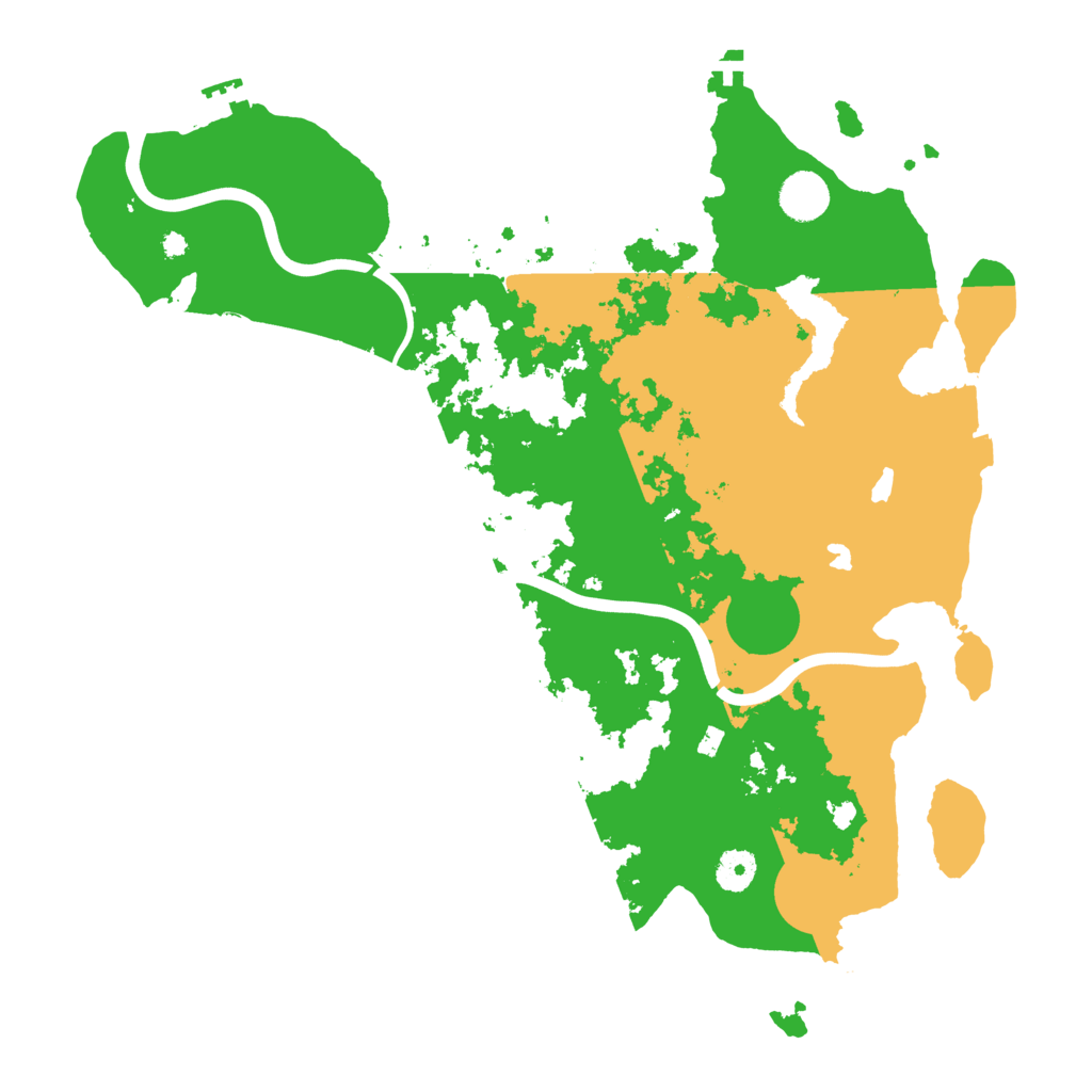 Biome Rust Map: Procedural Map, Size: 4000, Seed: 3522342