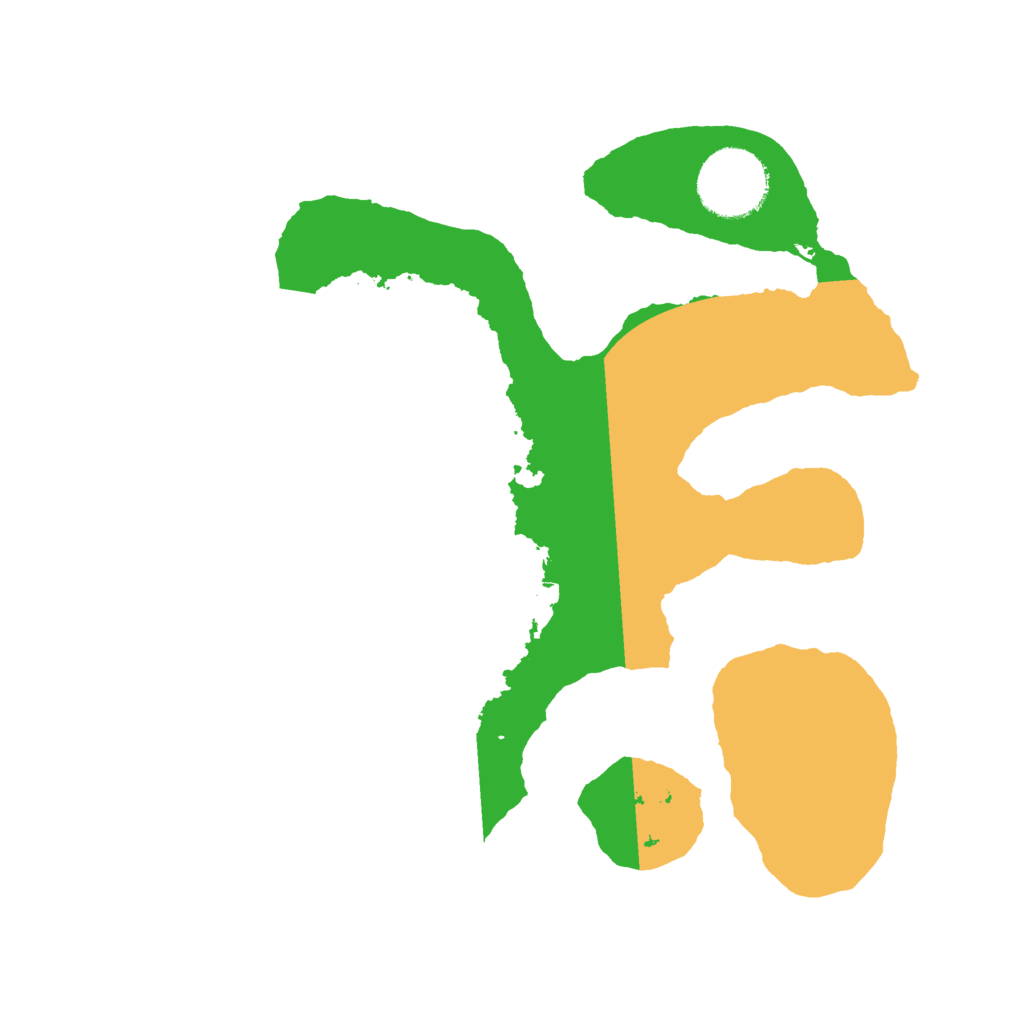 Biome Rust Map: Barren, Size: 2600, Seed: 100