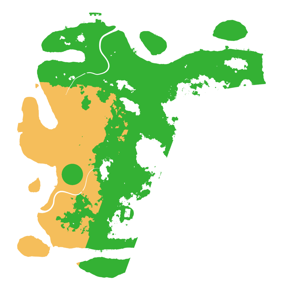 Biome Rust Map: Procedural Map, Size: 3800, Seed: 1625371449