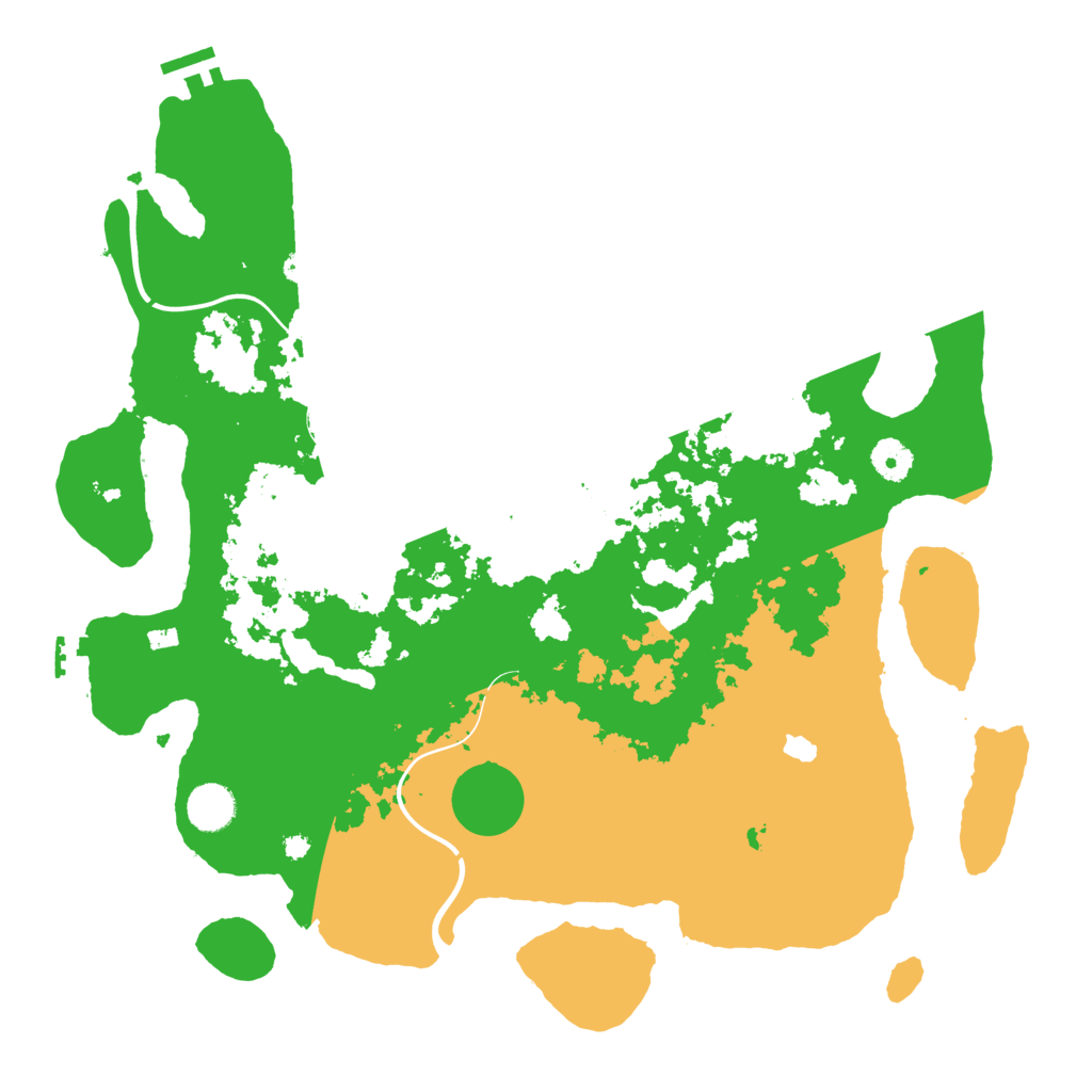 Biome Rust Map: Procedural Map, Size: 4000, Seed: 12558333