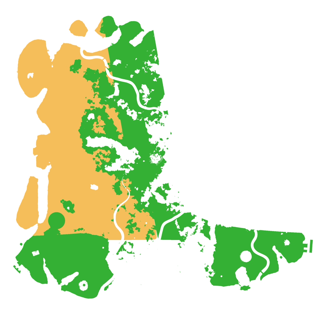 Biome Rust Map: Procedural Map, Size: 5000, Seed: 571